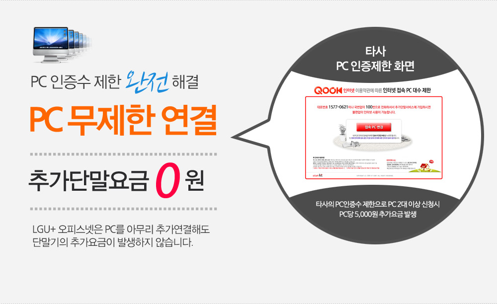 기업인터넷 설치가능지역
