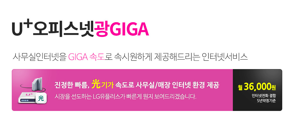 U+ biz 오피스넷 광기가
