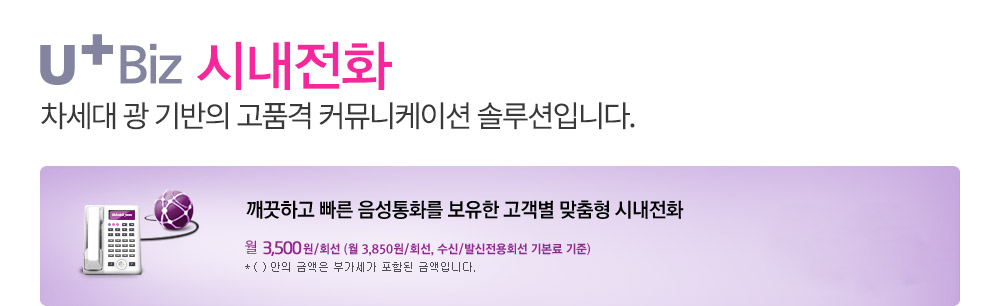LG U+ Biz 시내전화